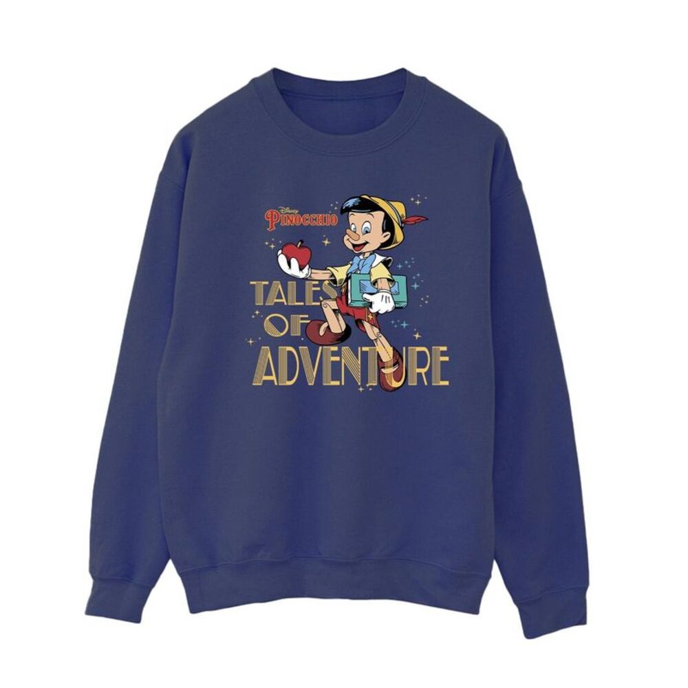 Pinocchio Womens/Ladies Tales Of Adventure Sweatshirt / Navy Blue